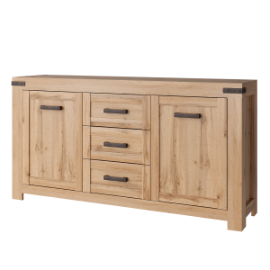 Comoda DTD stejar wotan Moratiz 160.2x40.1x84 cm 