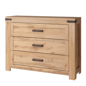 Comoda stejar wotan Moratiz 112.6x40.1x84 cm