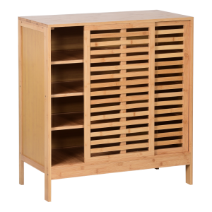 Pantofar 4 rafturi bambus Naldo 80x40x88 cm