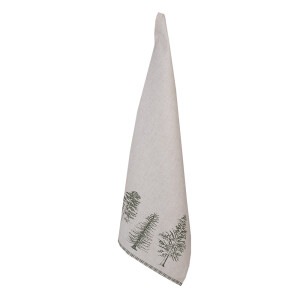 Prosop bucatarie bumbac bej verde Brazi 50x70 cm