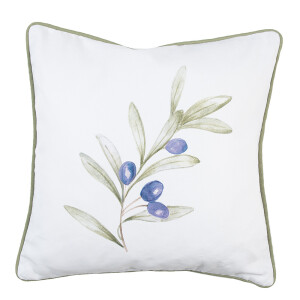 Set 2 fete perne bumbac Masline 40x40 cm