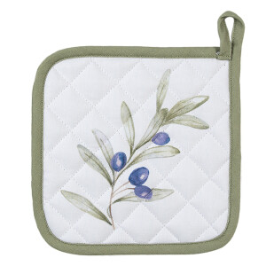 Set 2 servete termice bumbac multicolor Masline 20x20 cm