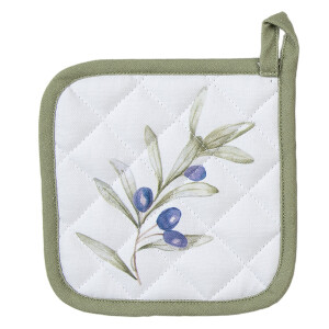 Set 2 servete termice bumbac multicolor Masline 16x16 cm