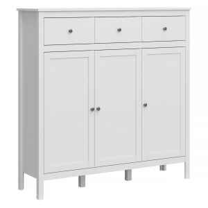 Comoda DTD alb Olje 132.6x37x133.6 cm 