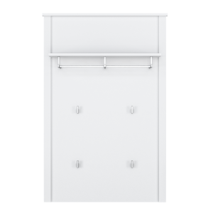 Cuier perete DTD alb Olje 81x26x122 cm 