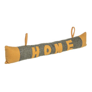 Opritor de usa textil gri galben Home 80x15h