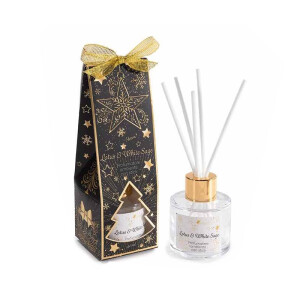 Parfum camera cu betisoare Craciun aroma Salvie Alba si Lotus Ø 5 cm x 15 H, 40 ml