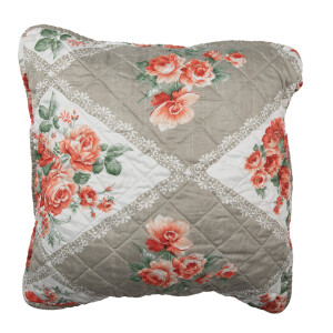 Set 2 fete perne textil multicolor Flowers 50x50 cm