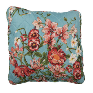 Set 2 fete perne textil Flowers 40x40 cm