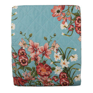 Cuvertura pat textil multicolor Spring 240x260 cm