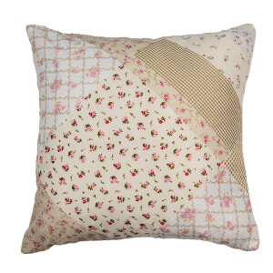 Fata perna textil matlasat multicolor 40x40 cm