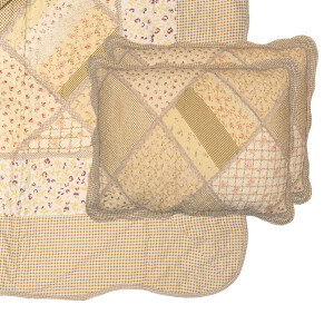 Cuvertura textil matlasat multicolor 230x250 cm
