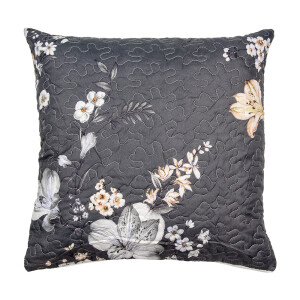 Fata perna textil matlasat multicolor Flower 50x50 cm