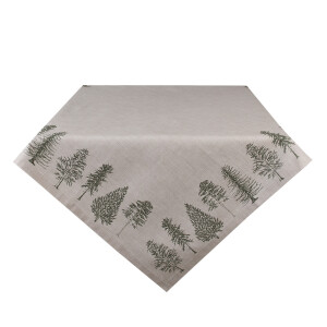 Fata masa bumbac bej verde Brazi 130x180 cm