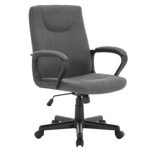 Scaun birou gri negru Revin 60,5x66x94-104 cm