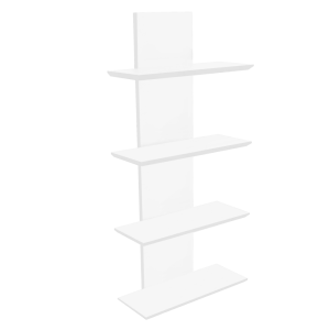 Raft perete DTD laminat alb Robus 40x16,5x92 cm