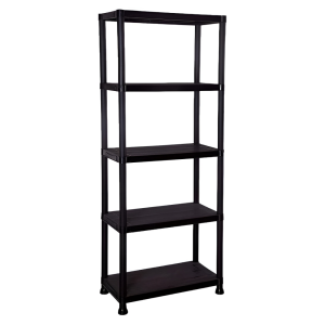 Raft pardoseala plastic negru Romen 60x30x173 cm