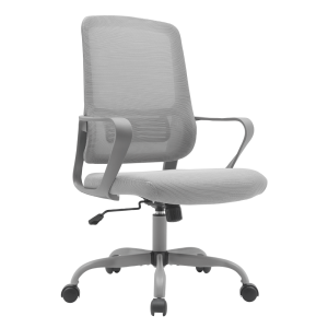 Scaun birou gri Salomo 63x56.5x99-109 cm