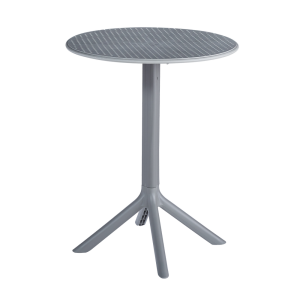 Masa gradina, terasa plastic gri Sailor 60x60x75 cm 