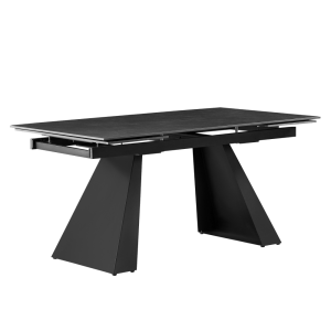 Masa dining extensibila grafit neagra Salal 160-240x90x78 cm