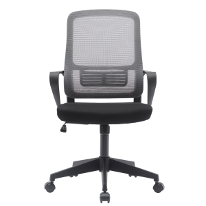 Scaun birou gri negru Salomo 63x56.5x99-109 cm