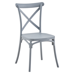 Scaun pliabil plastic gri, Savita 50x47x90 cm