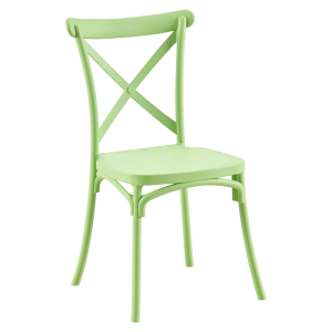 Scaun pliabil plastic verde Savita 50x47x90 cm