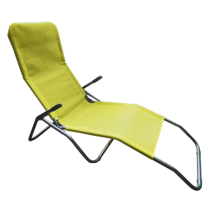 Sezlong de gradina verde gri Selno 58x160x97 cm