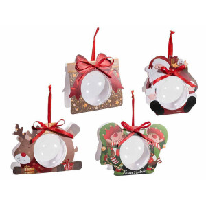 Set 20 sfere plastic, cutie Craciun cm 16 x 8 x 11,5 H