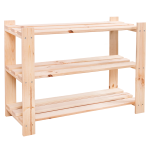 Raft pardoseala lemn pin natur Simu 80x38x55 cm