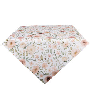 Fata masa bumbac multicolor Flowers JH 100x100 cm