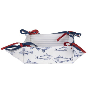 Cos paine bumbac multicolor Pestisori 35x35x8 cm