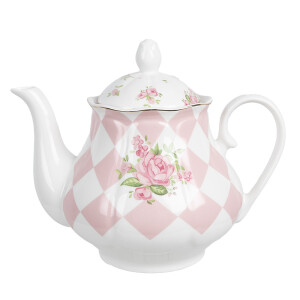 Ceainic portelan multicolor Romantic 20x14x17 cm / 1000 ml
