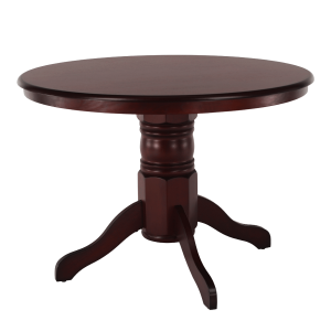 Masa rotunda MDF maro castaniu Tablos 106x106x75.8 cm 