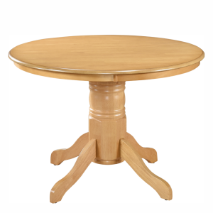 Masa de sufragerie rotunda mdf lemn stejar Tablos 106x106x75,8 cm