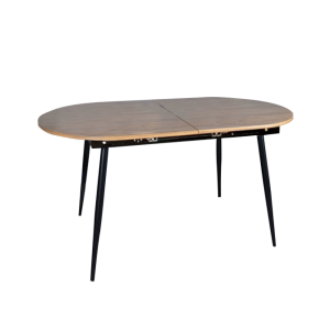 Masa dining extensibila stejar neagra Tameron 150-190x80x75 cm