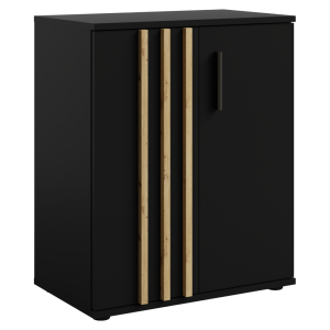 Comoda, DTD negru stejar artisan Tolis 60x35x73 cm