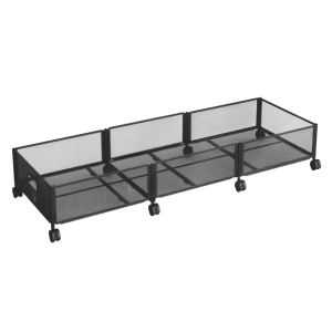 Cutie depozitare roti metal negru Tomko 120x40x16 cm