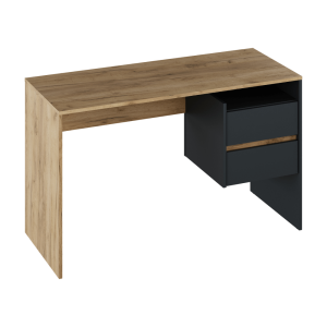 Birou DTD stejar artizan grafit Tulio 125x51.6x75.4 cm