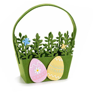 Cosulet Paste din textil multicolor 16x8x26 cm