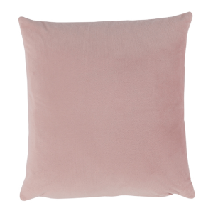 Perna decorativa catifea roz pudra Olaja 60x60 cm