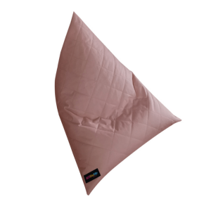 Fotoliu tip sac, material textil roz, Vetok, 90x90x110 cm