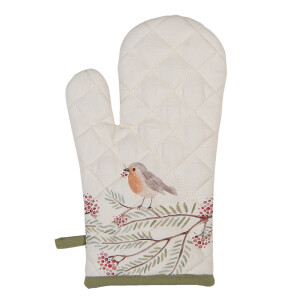  Set 2 manusi bumbac Bird termorezistente 18x30 cm