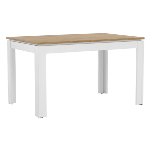Masa extensibila DTD alb stejar wotan Vilgo 184x86x77.8 cm