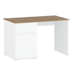 Birou DTD alb lucios stejar wotan Vilgo 120x67x76 cm