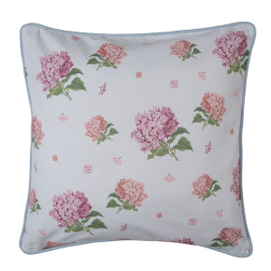 Set 2 fete perne bumbac multicolor Hortensii 40x40 cm