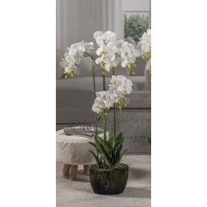 Orhidee artificiala in ghiveci  28 x 110 cm