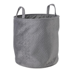 Cos depozitare textil gri Averill 38x38 cm