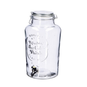 Dispenser lichide, sticla 25 x 17,5 x 34,5 cm, 7L