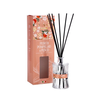 Parfum camera difuzor cu betisoare aroma grapefruit, flori de piersic 700 ml